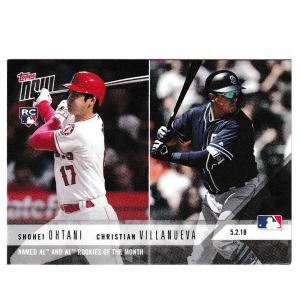 MLB 大谷翔平 クリスチャン・ビヤヌエバ エンゼルス トレーディングカード/スポーツカード NAMED AL AND NL ROOKIES OF THE MONTH Topps｜selection-basketball