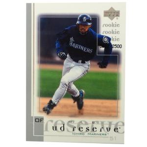 MLB イチロー シアトル・マリナーズ トレーディングカード/スポーツカード Rookie 2001 Ichiro #181 927/2500 Upper Deck｜selection-basketball