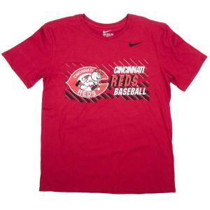 秋山翔吾 選手所属 MLB シンシナティ・レッズ Tシャツ Athletic Cut Mr. Red Practice T-Shirt ナイキ/Nike レッド｜selection-basketball