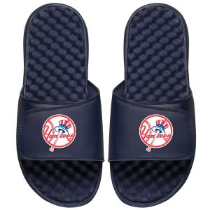 MLB ニューヨーク・ヤンキース サンダル/シューズ Primary Logo Slide Sandals ISlide ネイビー｜selection-basketball