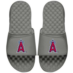 MLB ロサンゼルス・エンゼルス サンダル/シューズ Primary Logo Slide Sandals ISlide グレー｜selection-basketball