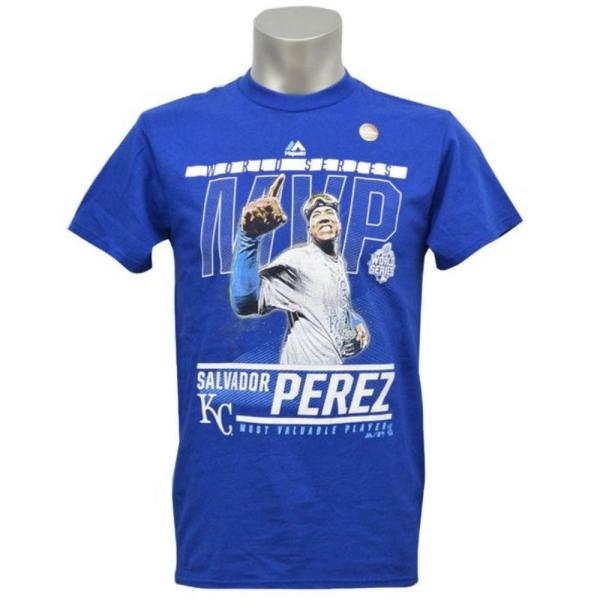 サルバドール・ペレス Tシャツ MLB ロイヤルズ 2015 ワールドシリーズ MVP 受賞記念 マ...