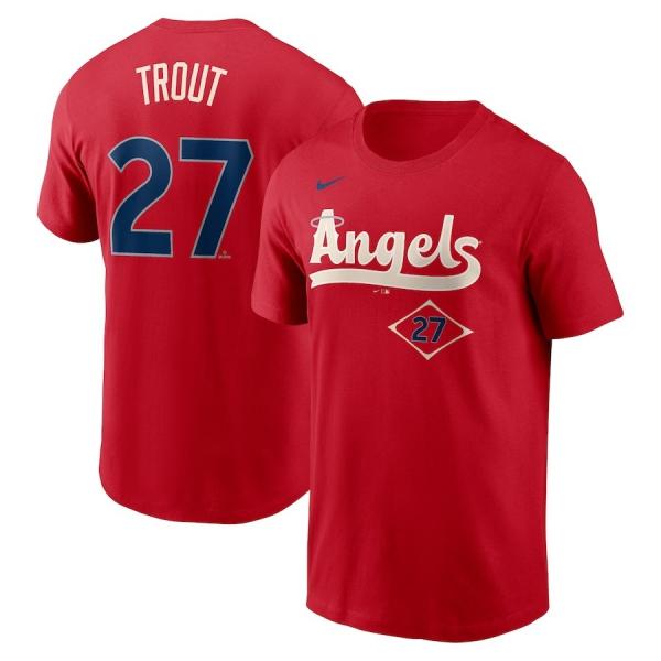 MLB マイク・トラウト エンゼルス Tシャツ 2022 シティーコネクト City Connect...