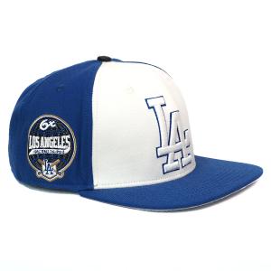 MLB ドジャース キャップ ワールドシリーズ 優勝 Patch Snapback Hat Pro Standard Blue/Cream｜selection-basketball