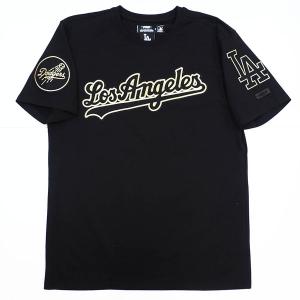 MLB ドジャース Tシャツ 2100 - MEN'S S/S TEE (Los Angels) Pro Standard プロスタンダード ブラック｜selection-basketball