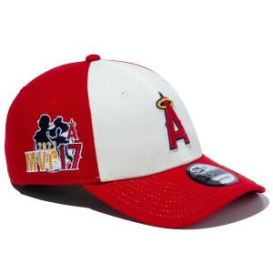 MLB 大谷翔平 エンゼルス キャップ 2023 MVP & HR王 9FORTY ニューエラ/New Era スカーレット クロムホワイト【nejp】