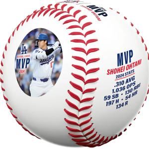 MLB 大谷翔平 ドジャース ボール 2024 ナ・リーグMVP受賞記念 公式球 ローリングス Fanatics Authentic【ケース付き】 クリスマス 2512mbl