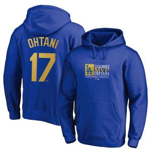 MLB 大谷翔平 ドジャース パーカー 2025 National League MVP ネーム&ナンバー Hoodie Fanatics JP ロイヤル