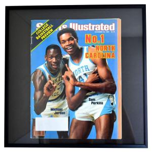 NBA ブルズ マイケル・ジョーダン フォトフレーム Photo Frame in Sports Illustrated 1983/11/28｜selection-basketball