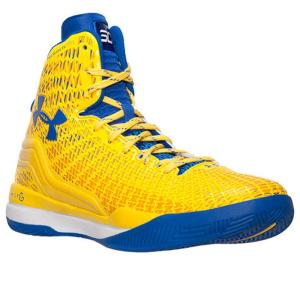 SC30 UA クラッチフィット ドライブ UNDER ARMOUR イエロー/ロイヤル バッシュ レアアイテム｜selection-basketball