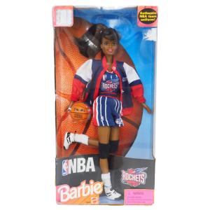 NBA ロケッツ バービー人形 1998 Barbie Collectibles African American レアアイテム｜selection-basketball