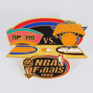 NBA スパーズ 1999 チャンピオン ピンバッジ Pro Specialties Group レアアイテム｜selection-basketball