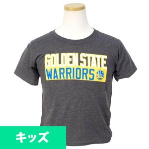 NBA ウォリアーズ ケビン・デュラント キッズ Tシャツ 半袖 ヴァーティカル ネームナンバー マジェスティック/Majestic チャコール｜selection-basketball