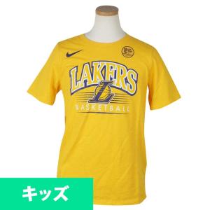 NBA レイカーズ Tシャツ キッズ ドライ ロゴ ナイキ/Nike 9Z2B7BAYX｜selection-basketball