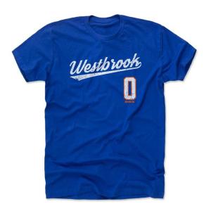 ラッセル・ウェストブルック Tシャツ サンダー NBA  500Level ロイヤル【OCSL】｜selection-basketball