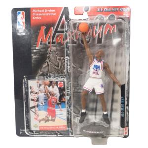 NBA マイケル・ジョーダン ブルズ フィギュア Super Stars Air Maximum Action Figure 96 All-Star Upper Deck｜selection-basketball
