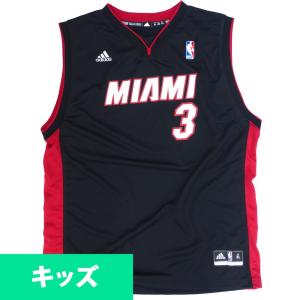 NBA ドウェイン・ウェイド マイアミ・ヒート ユニフォーム/ジャージ ユース キッズ レプリカジャージー アディダス/Adidas ロード｜selection-basketball