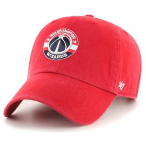 八村塁選手所属 ウィザーズ NBA キャップ/帽子 Cleanup Adjustable Cap 47 Brand レッド｜selection-basketball