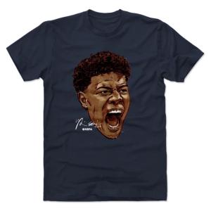 NBA 八村塁 ワシントン・ウィザーズ Tシャツ Player Art Cotton T-Shirt 500Level ネイビー【OCSL】｜selection-basketball