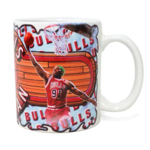 NBA デニス・ロッドマン シカゴ・ブルズ Player Coffee Mug コップ マグカップ｜selection-basketball