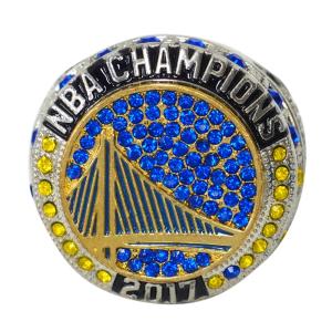 NBA ゴールデンステイト・ウォリアーズ リング 2017 Champions Replica Ring (10/25/17)Attached Purse 優勝記念 SGA｜selection-basketball