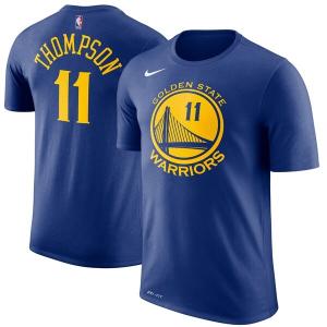 NBA クレイ・トンプソン ウォリアーズ Tシャツ ネーム & ナンバー ナイキ/Nike ロイヤル｜selection-basketball