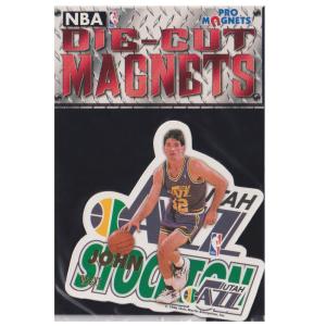 NBA ジョン・ストックトン Utha Jazz 1996 Die Cut マグネット Pro Magnets｜selection-basketball