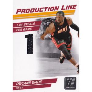 NBA ドウェイン・ウェイド マイアミ・ヒート トレーディングカード 2010-11 Donruss Production Line Die-Cut Stats Materials Panini｜selection-basketball