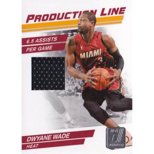 NBA ドウェイン・ウェイド マイアミ・ヒート トレーディングカード 2010-11 Donruss Production Line Materials Card Panini｜selection-basketball