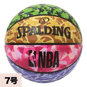NBA ミックスカモ ラバーボール 7号球 SPALDING｜selection-basketball