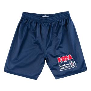 USABB 1992 アメリカ代表 ショートパンツ/ショーツ オーセンティック プラクティス USA 1992 ドリームチーム ミッチェル＆ネス ネイビー｜selection-basketball