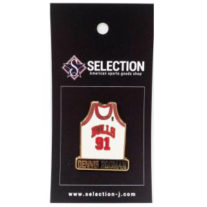 NBA デニス・ロッドマン シカゴ・ブルズ Jersey Pin ピンバッチ ピンズ IMPRINTED PRODUCTS｜selection-basketball