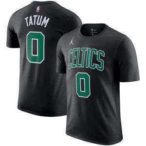 ジェイソン・テイタム Tシャツ tシャツ ジョーダン Jordan セルティックス NBA ブラック 2020/21 ステートメントエディション｜selection-basketball