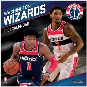 ウィザーズ カレンダー NBA 2021年版 チーム 壁掛け ポスター インテリア Turner｜selection-basketball
