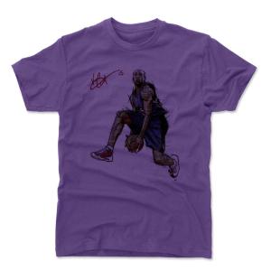 ヴィンス・カーター NBA Tシャツ ラプターズ 500Level パープル メンズ 半袖 Player Art Cotton T-Shirt 2｜selection-basketball