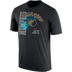 グリズリーズ Tシャツ NBA ナイキ ブラック メンズ 半袖 2020/21 シティエディション Buckets Performance T-Shirt｜selection-basketball