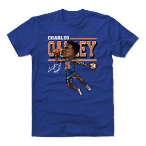 NBA ニックス Tシャツ チャールズ・オークリー Cartoon T-Shirt 500Level ロイヤルブルー｜selection-basketball