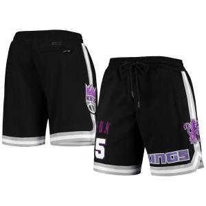 NBA サクラメント・キングス ショートパンツ/ショーツ ディアロン・フォックス Team Player Shorts Pro Standard ブラック｜selection-basketball