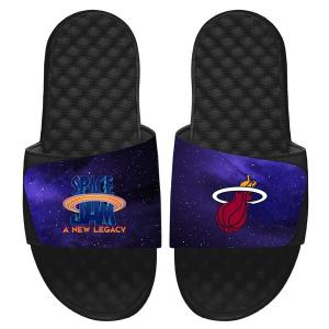 NBA マイアミ・ヒート サンダル スペースジャム2 Space Jam 2 Galaxy Slide Sandals ルーニーチューンズ ISlide ブラック｜selection-basketball