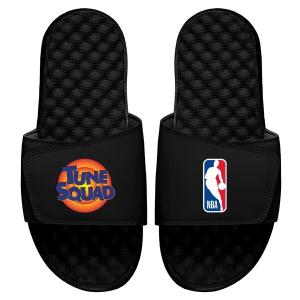 NBA NBA Official Logo サンダル スペースジャム2 Space Jam 2 Galaxy Slide Sandals ルーニーチューンズ ISlide ブラック｜selection-basketball