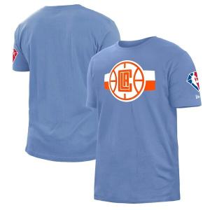 NBA クリッパーズ Tシャツ 2021/22 シティエディション Brushed Jersey T-Shirt ニューエラ/New Era ブルー｜selection-basketball