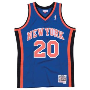 NBA アラン・ヒューストン ニックス ユニフォーム スウィングマン 1998-99 ミッチェル＆ネス/Mitchell & Ness ロイヤル｜selection-basketball