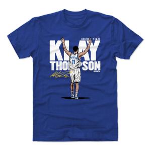 NBA クレイ・トンプソン ウォリアーズ Tシャツ Three W WHT 500Level ロイヤルブルー｜selection-basketball