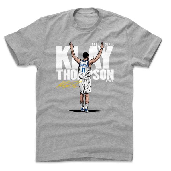 NBA クレイ・トンプソン ウォリアーズ Tシャツ Three W WHT 500Level ヘザー...