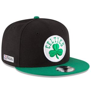 NBA セルティックス キャップ NBAファイナル2022 進出記念 Patch 9FIFTY Snapback アジャスタブル 帽子 ニューエラ/New Era Black/Green｜selection-basketball