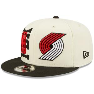 NBA トレイルブレイザーズ キャップ NBAドラフト2022 Draft 9FIFTY スナップバック ニューエラ/New Era クリーム ブラック｜selection-basketball