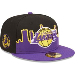 NBA レイカーズ キャップ 2022 Tip-Off ティップオフ 59FIFTY Fitted Hat ニューエラ/New Era パープル/ブラック｜selection-basketball