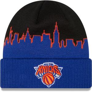 NBA ニックス ニット帽 2022 Tip-Off ティップオフ Cuffed Knit ニットキャップ ニューエラ/New Era ブルー/ブラック｜selection-basketball