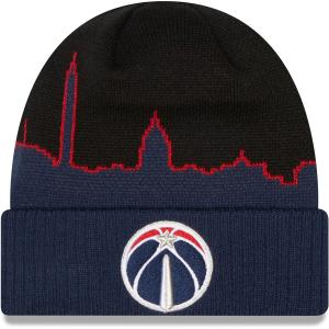 NBA ウィザーズ ニット帽 2022 Tip-Off ティップオフ Cuffed Knit ニットキャップ ニューエラ/New Era ネイビー/ブラック｜selection-basketball