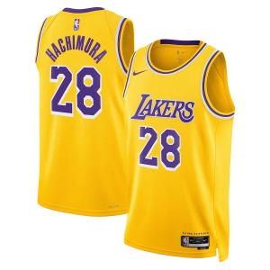 NBA 八村塁 レイカーズ ユニフォーム 2020/21 Swingman Jersey スウィングマン アイコン ナイキ/Nike ゴールド｜selection-basketball